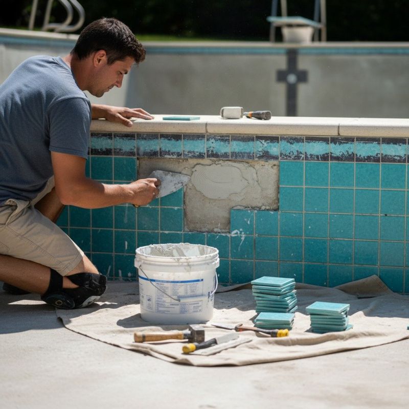 Pool Tile Repair